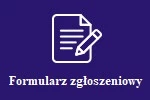 Ikona kartki z ołówkiem i napis Formularz zgłoszeniowy